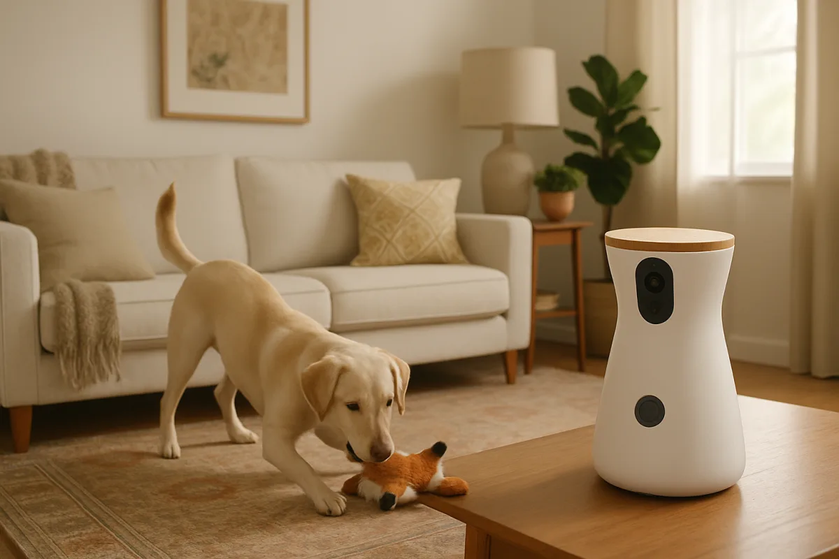 Pet cameras for monitoring pets