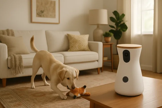 Pet cameras for monitoring pets