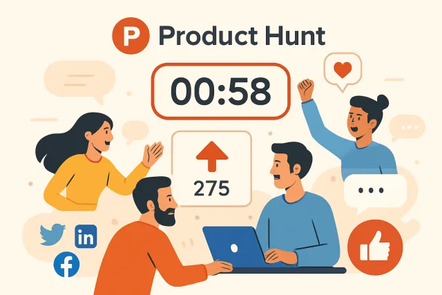Product Hunt launch strategy visual