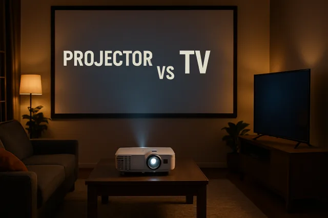 Comparison of Projectors vs TVs for Home Theater