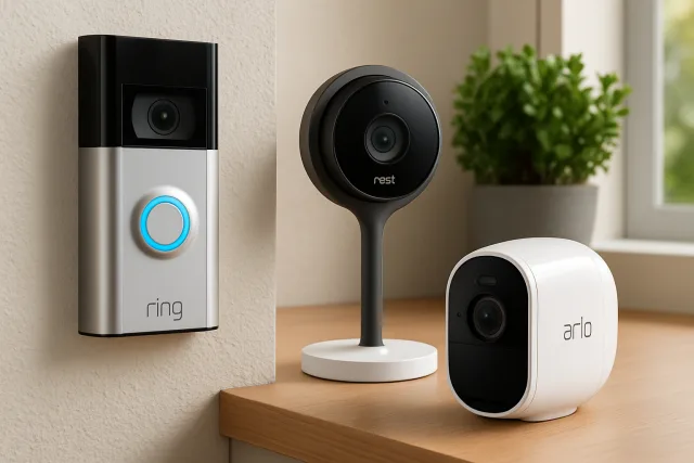 Comparison of Ring, Nest, and Arlo Cameras