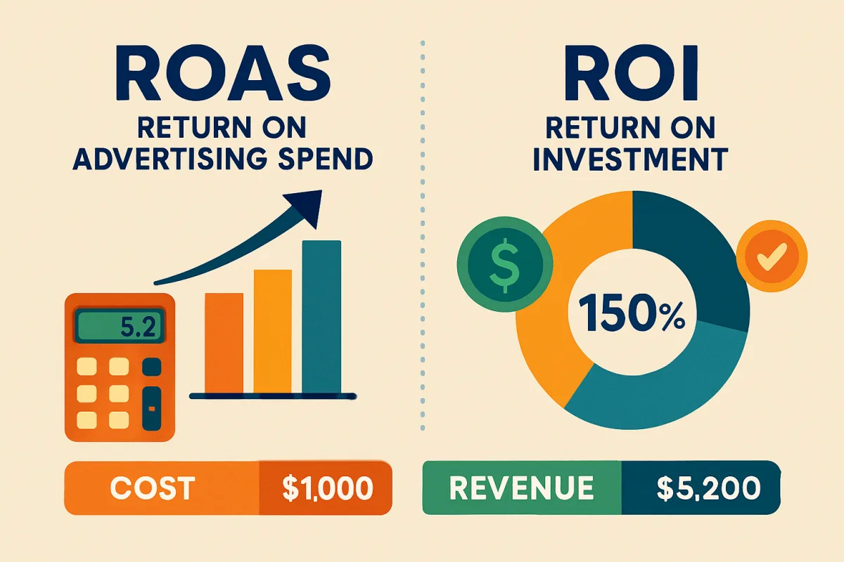 ROAS vs ROI in Digital Marketing