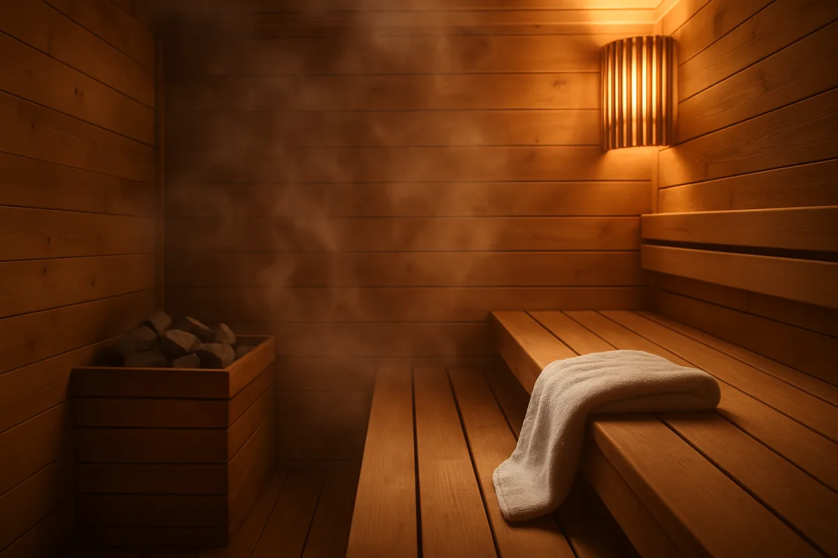 Sauna after workout for relaxation and recovery