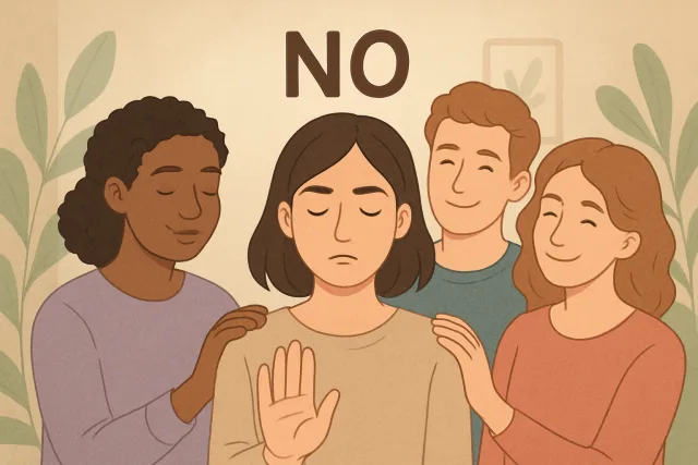 Saying no without guilt, self-care and boundaries