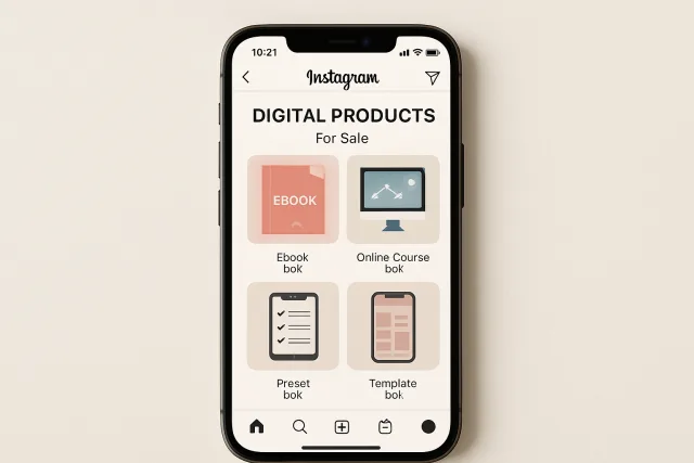 Sell Digital Products Instagram