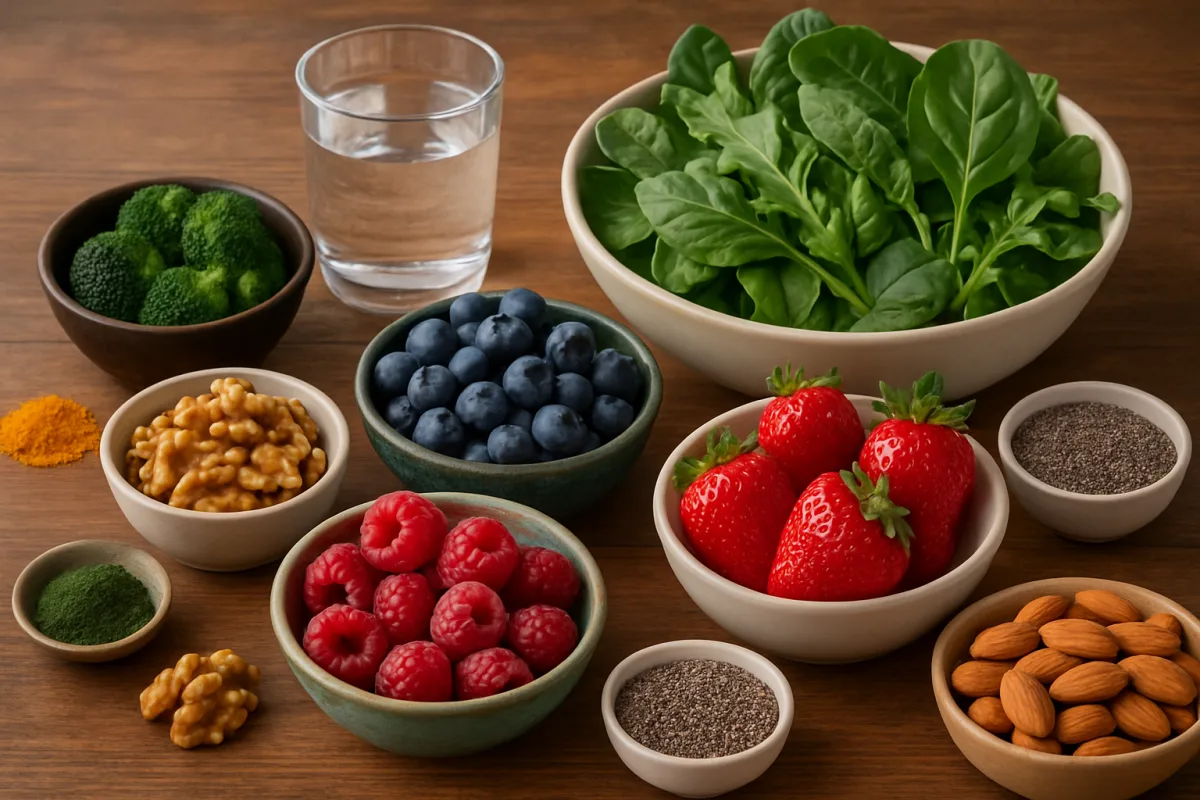 Healthy foods for skin health from the inside out