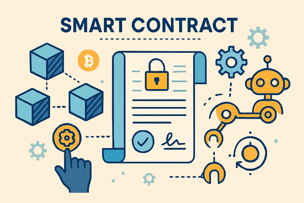 Smart Contracts concept illustration