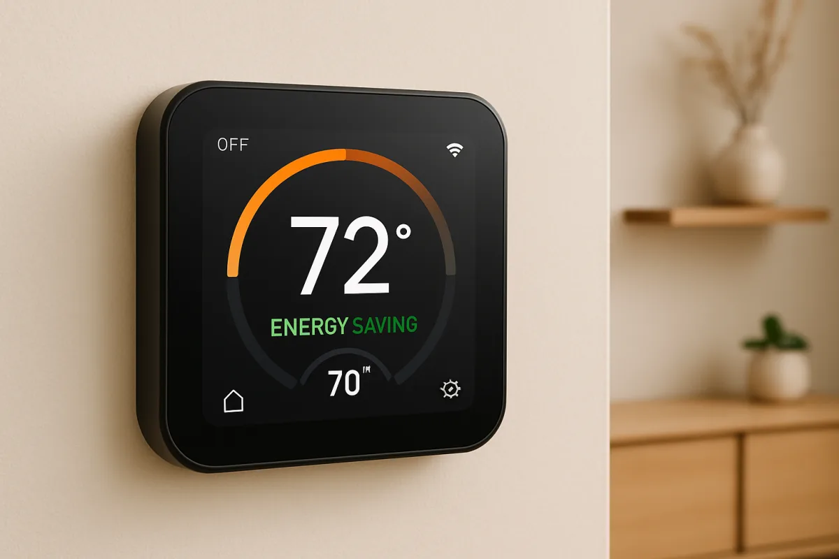 Smart thermostats for energy savings