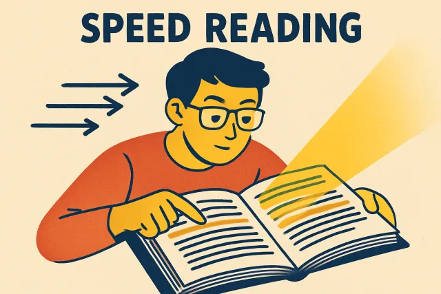 Speed Reading Comprehension techniques illustrated