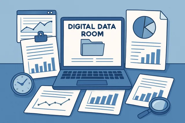 Startup Data Rooms setup with essential documents