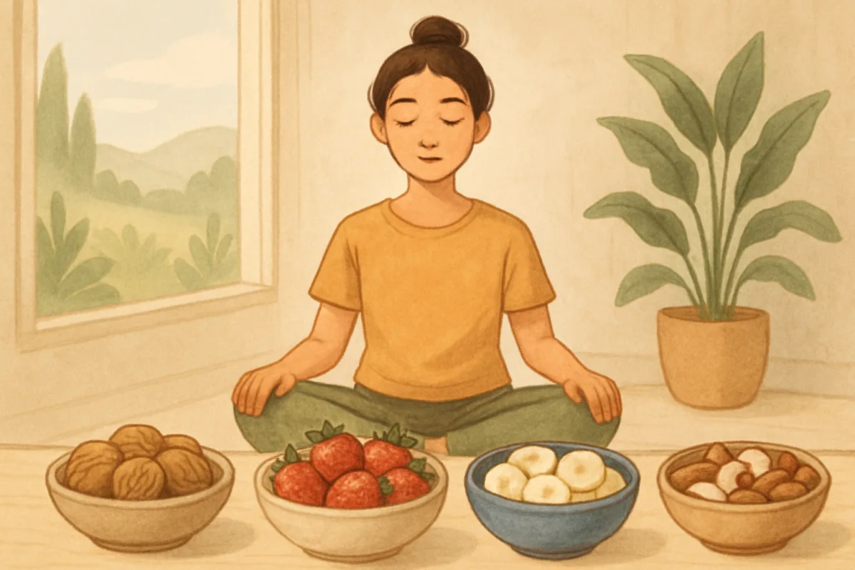 Stop emotional sugar cravings with healthy snacks and mindfulness.
