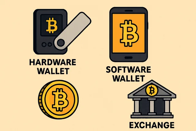 Storing Bitcoin methods for beginners
