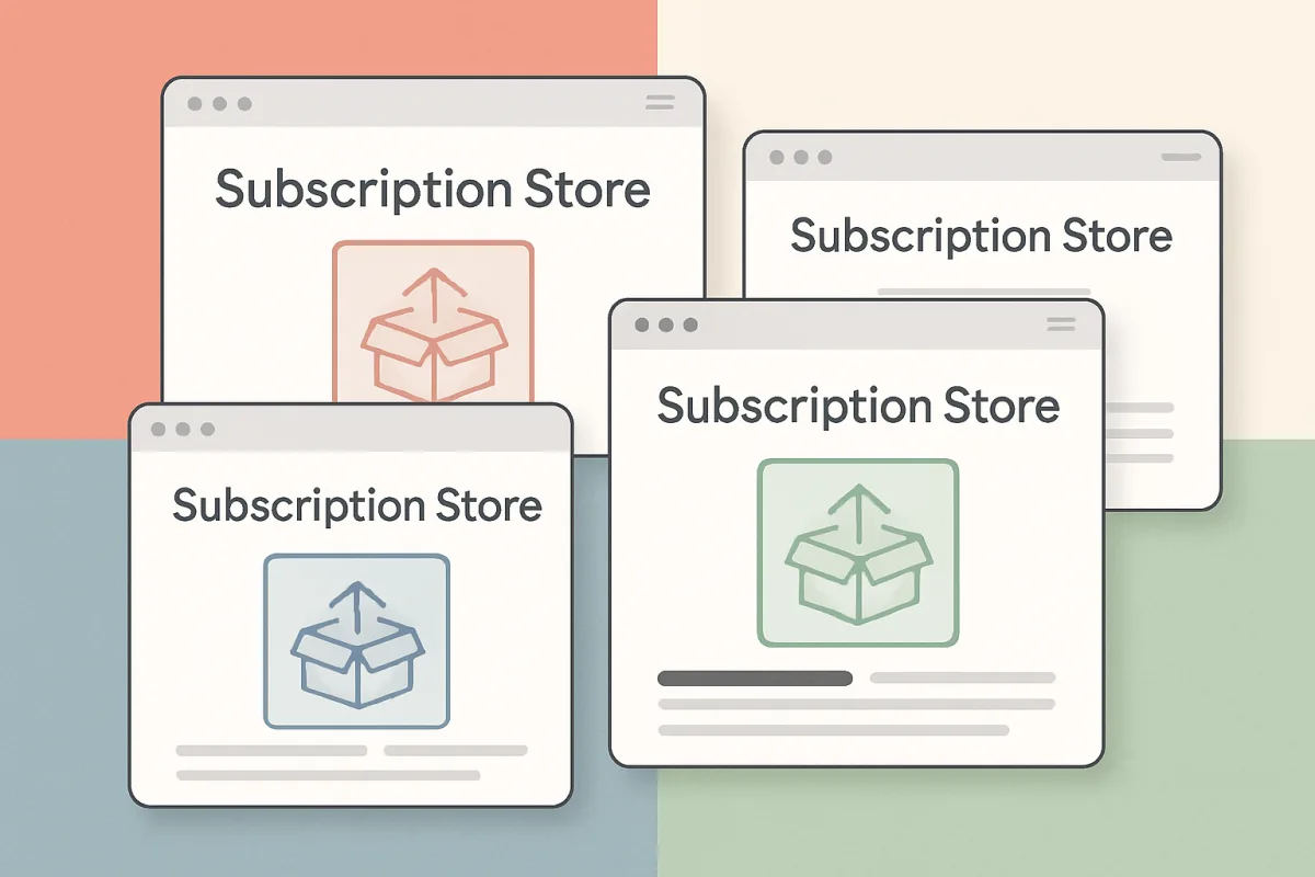 Subscription Store Platforms overview