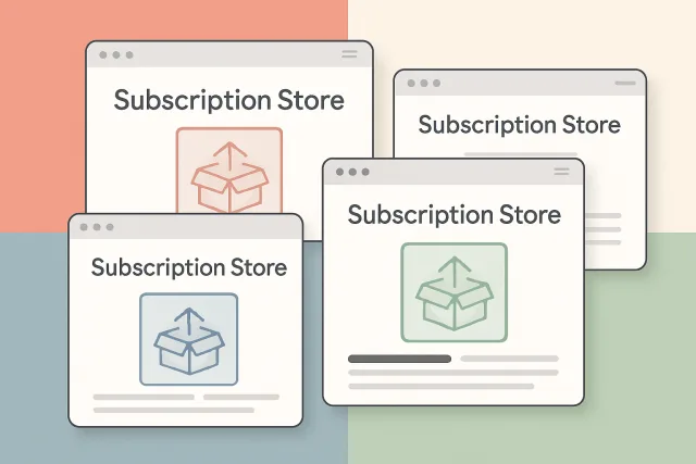 Subscription Store Platforms overview