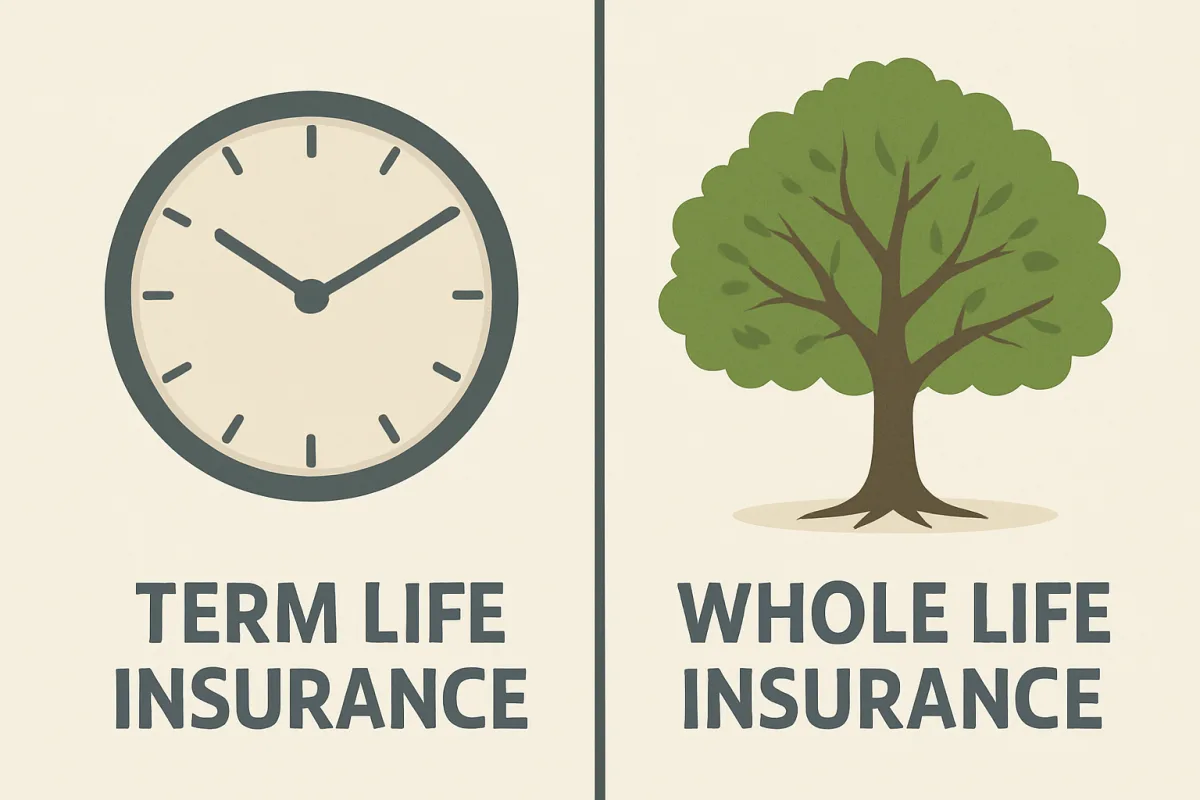 Term vs Whole Life Insurance comparison