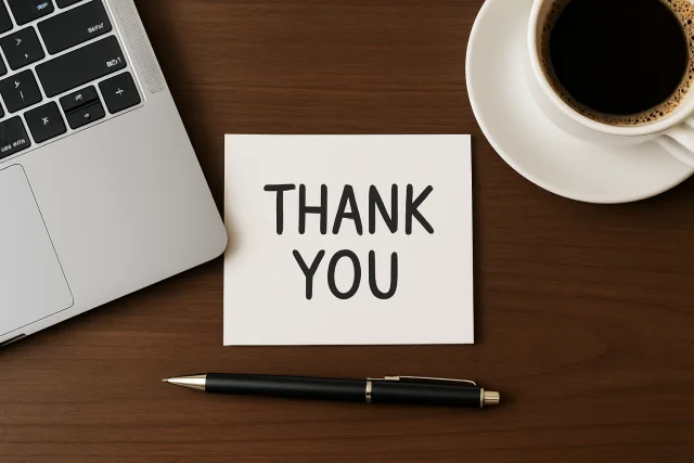 Thank You Notes After Interviews