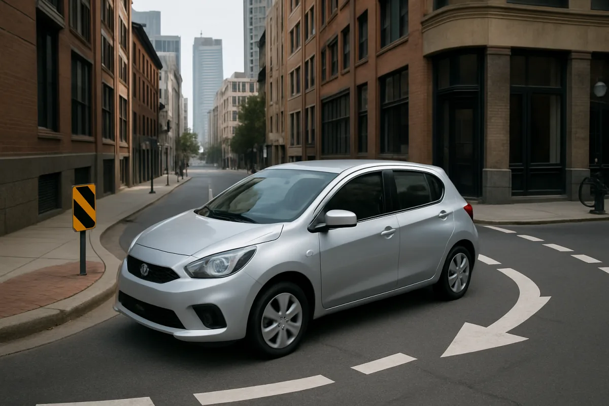 Vehicles with best turning radius in urban settings